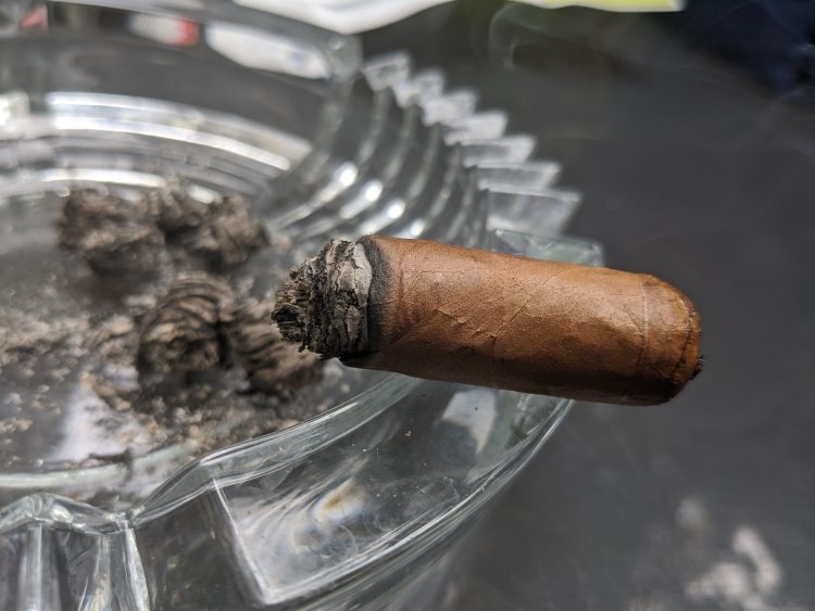 Cohiba Siglo II, final third.