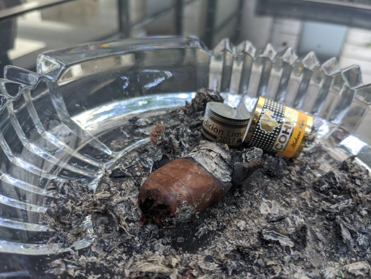 Cohiba Talismán Edición Limitada 2017 entirely smoked